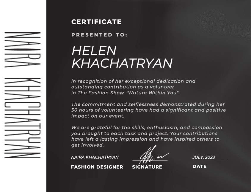 Outstanding Volunteer Contribution